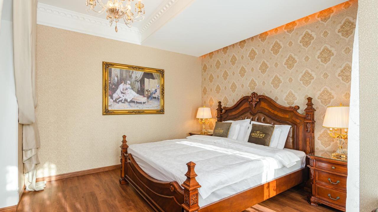 Gregory Boutique Hotel Chisinau Exterior photo A bedroom at the hotel